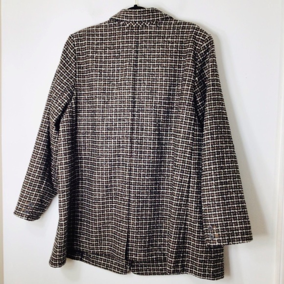 NWT Old Navy blazer jacket women 2X plaid - Picture 7 of 9